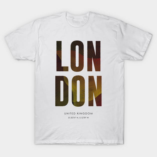 London City typography T-Shirt by StudioGrafiikka